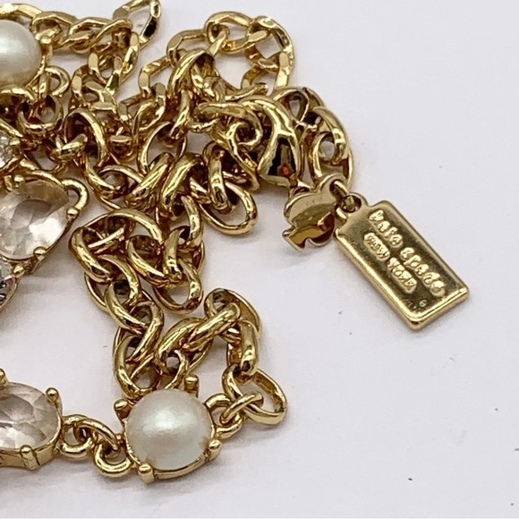 Kate Spade Posy Petals Pearl Jeweled Necklace